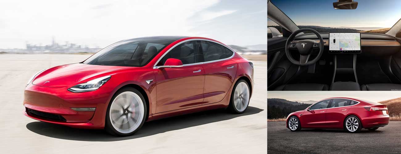 tesla model 3 for top 10 evs